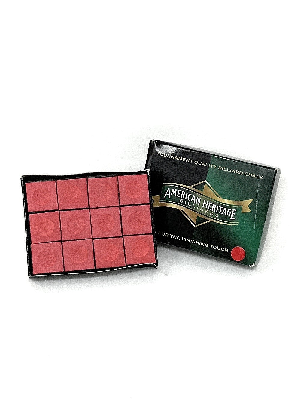 12-Pack Pool Cue Tip Chalk – Tournament-Grade Billiard Chalk for Leather Tips