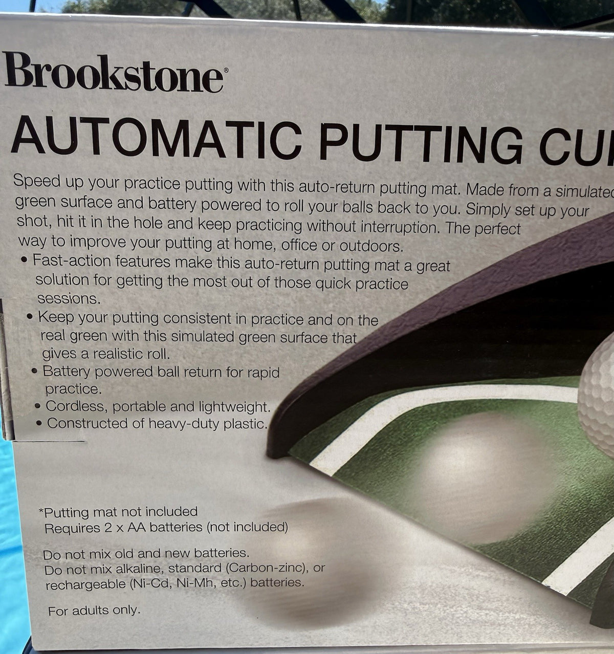 Portable Automatic Putting Cup - Golf Ball Auto-Return Training Aid