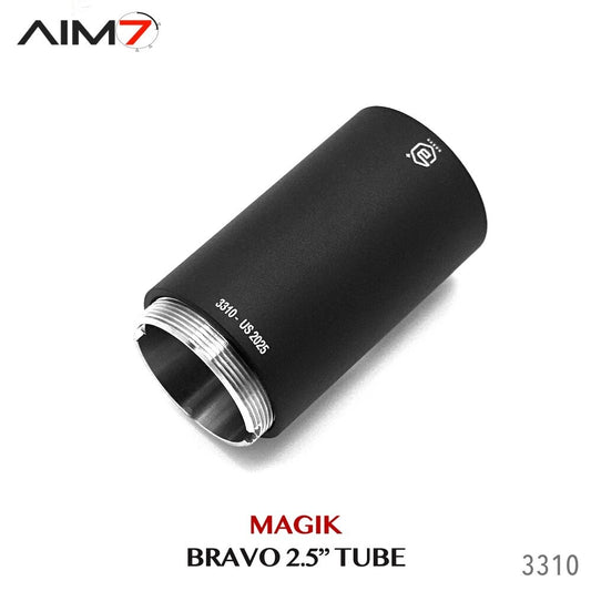 2.5 Inch Tube Extension Coupler - 1.375x24 HUB Thread Adapter, Aluminum