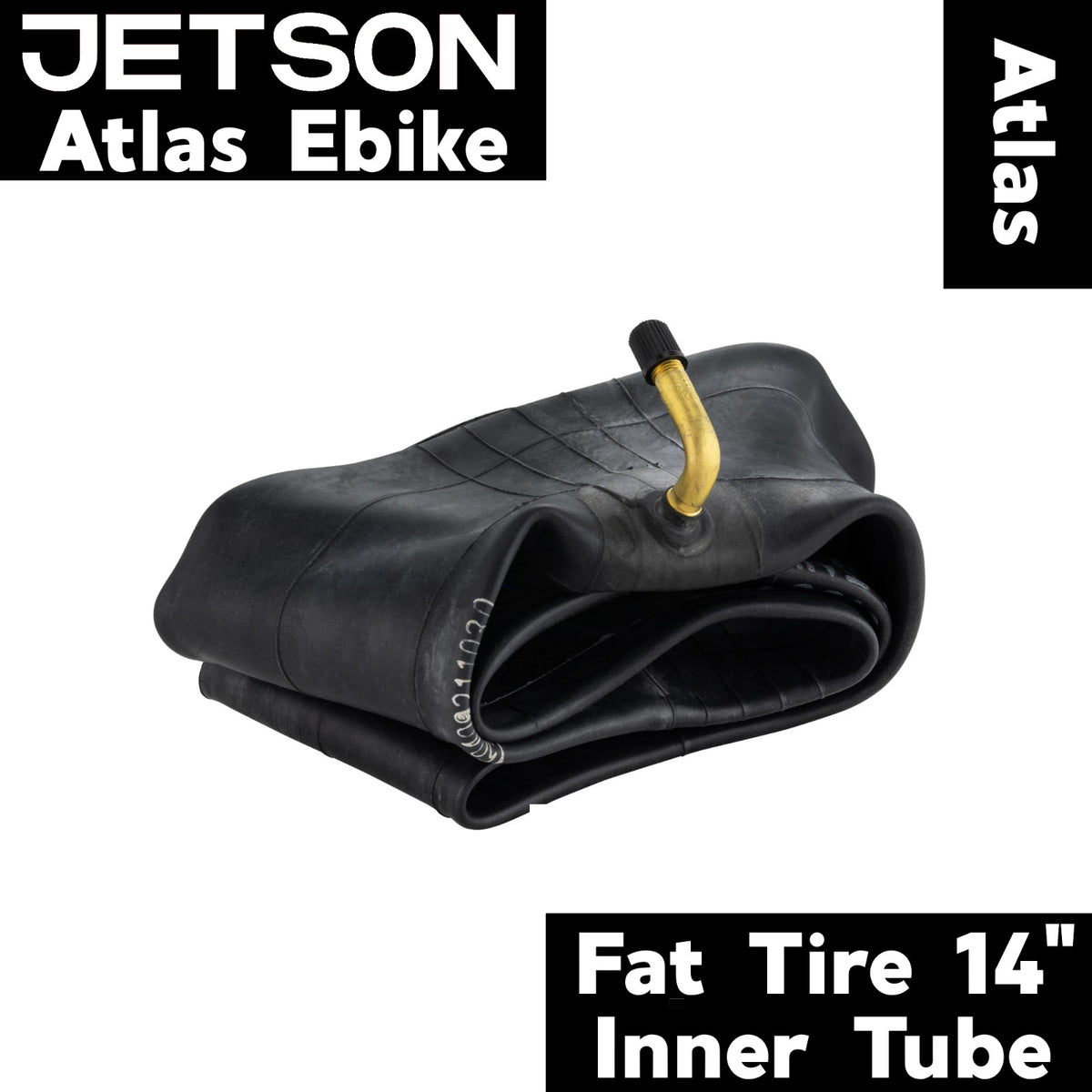 14-Inch Fat Tire Inner Tube for Jetson ATLAS eBike - Rear or Front Replacement