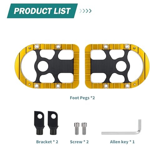 Motorcycle Rear Passenger Floorboards Footrests for Harley Touring & Sportster
