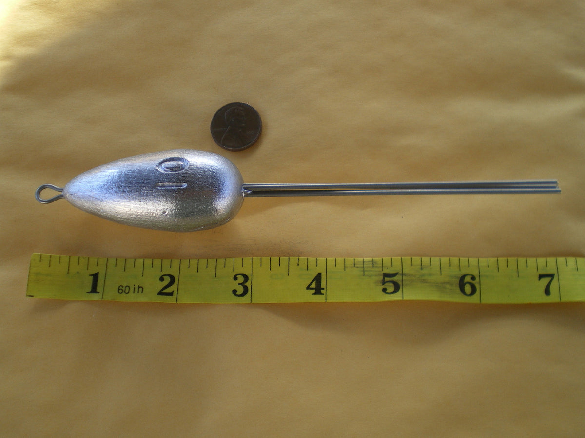 10 Oz Fishing Sinkers Set with Stainless Steel Legs - Claw & Surf Weights