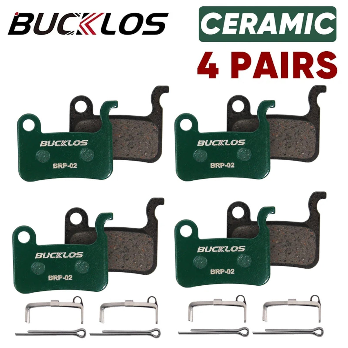 Bike Disc Brake Pads Set for Shimano, ZOOM, M06 M07Ti, M800 - Ceramic