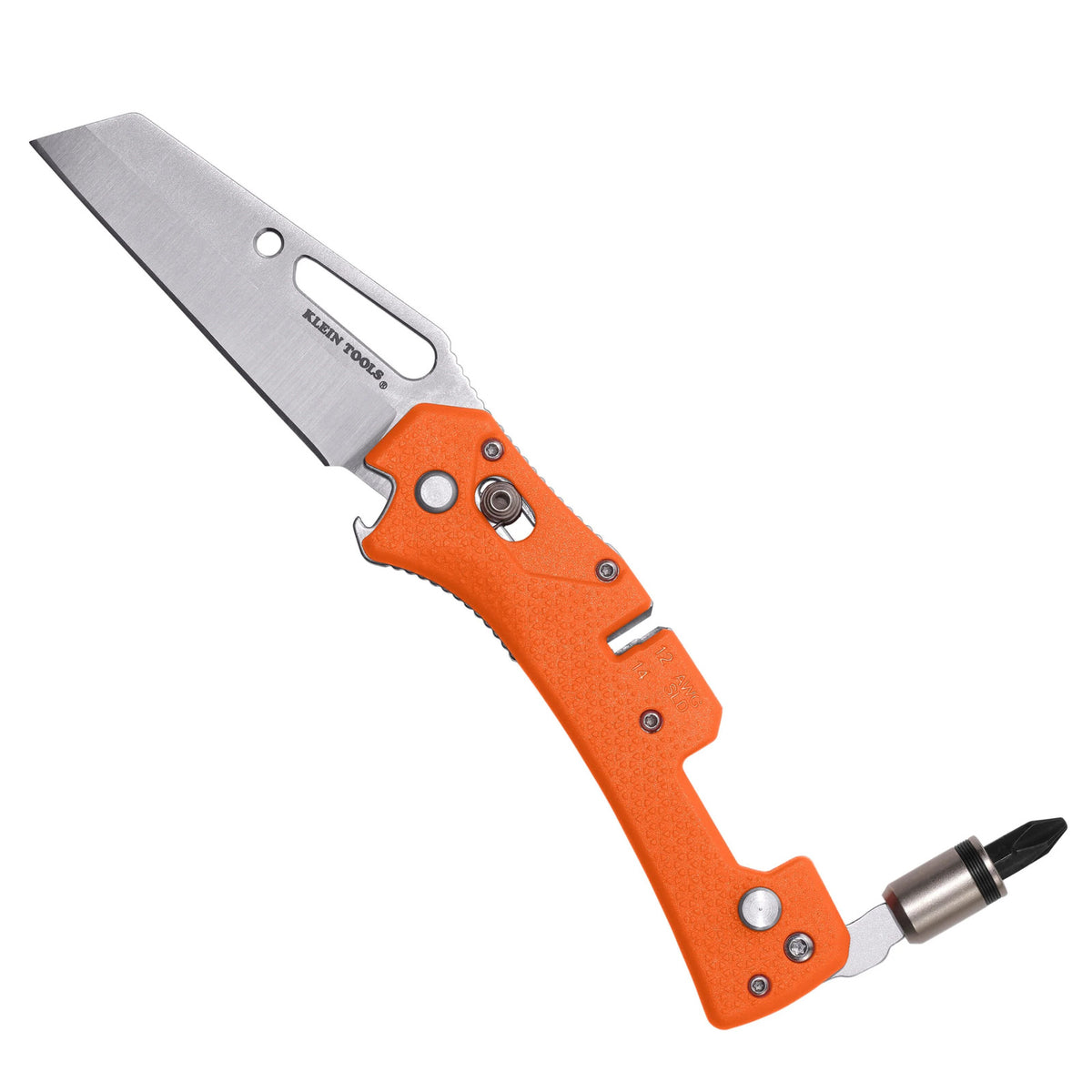 Electrician's Pocket Knife with Driver & Wire Stripping Tool