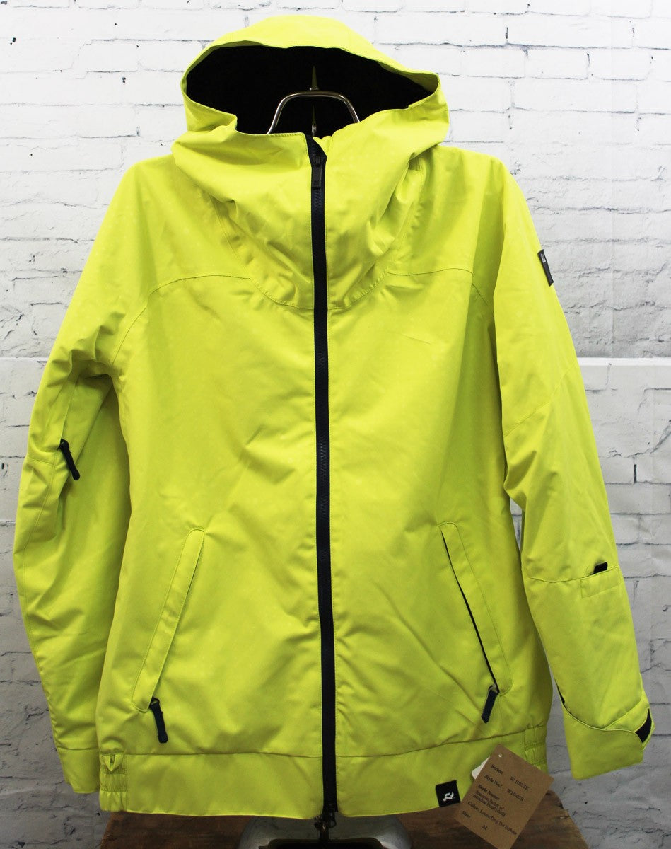 Women's Snowboard Shell Jacket - Waterproof & Breathable Ski Coat, Lemon Drop Yellow