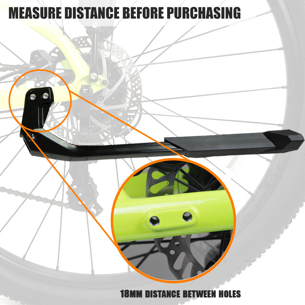 Heavy Duty Bicycle Kickstand for 24-29 Inch E-Bikes and Mountain Bikes