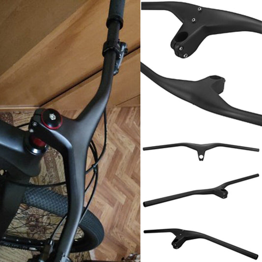 Carbon MTB Handlebar Riser Downhill Mountain Bike Handlebar 7° Integration - Multiple Sizes