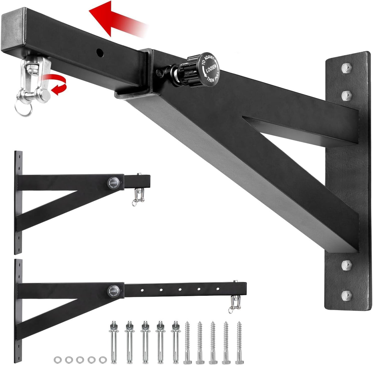 Heavy Bag Wall Mount Hanger Adjustable Heavy Duty Boxing Equipment