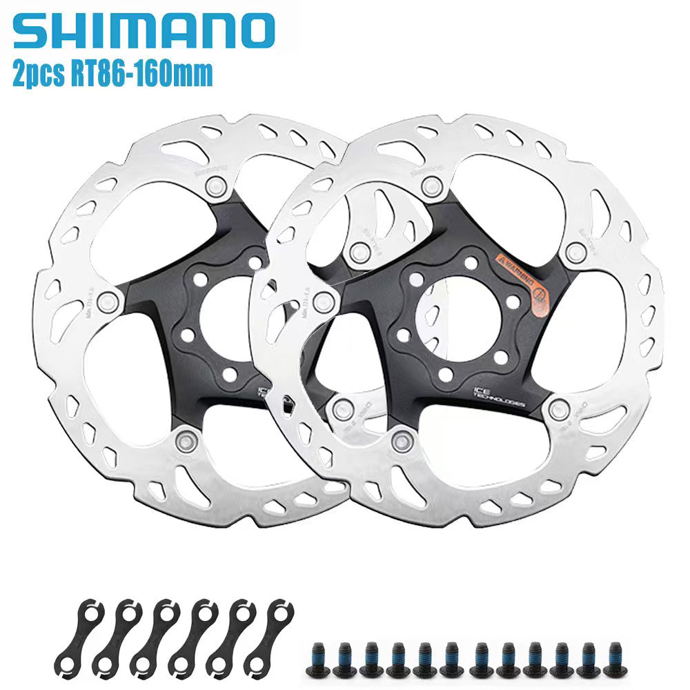 Shimano Deore XT Ice-Tech 6-Bolt Disc Brake Rotors 160mm 180mm 203mm
