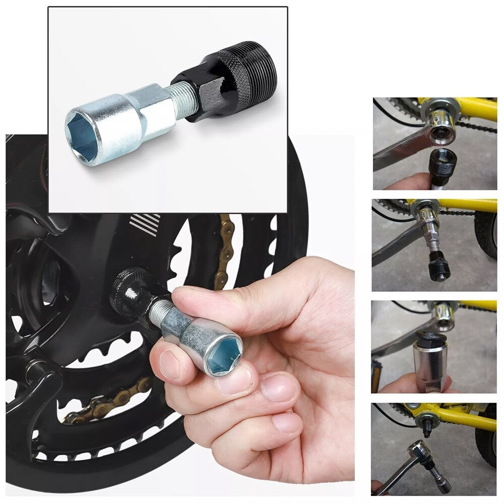 Bike Repair Tool Kit 9 Pieces with Chain Breaker & Cassette Remover