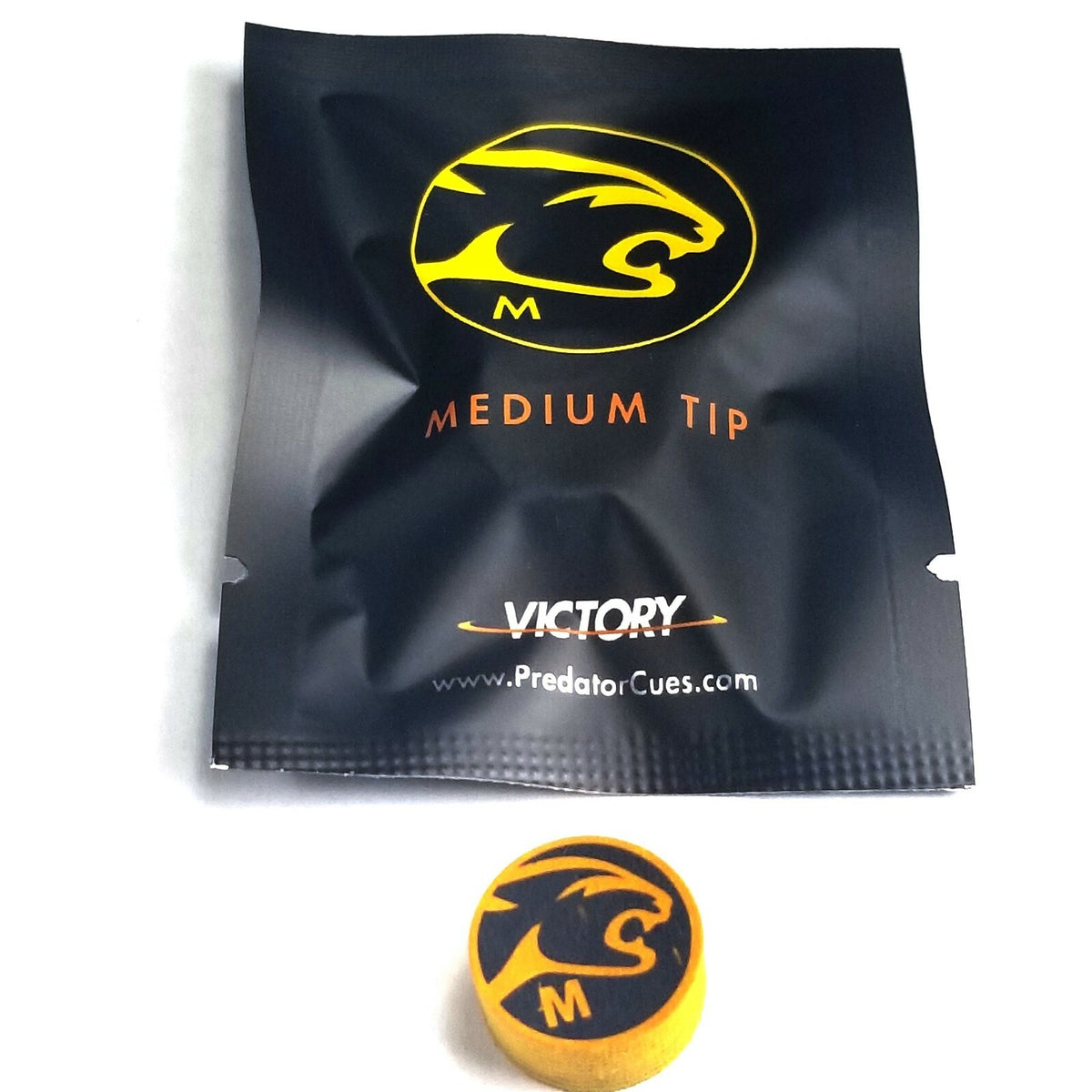 Predator Victory 14mm 8-Layer Pool Cue Tip – Medium