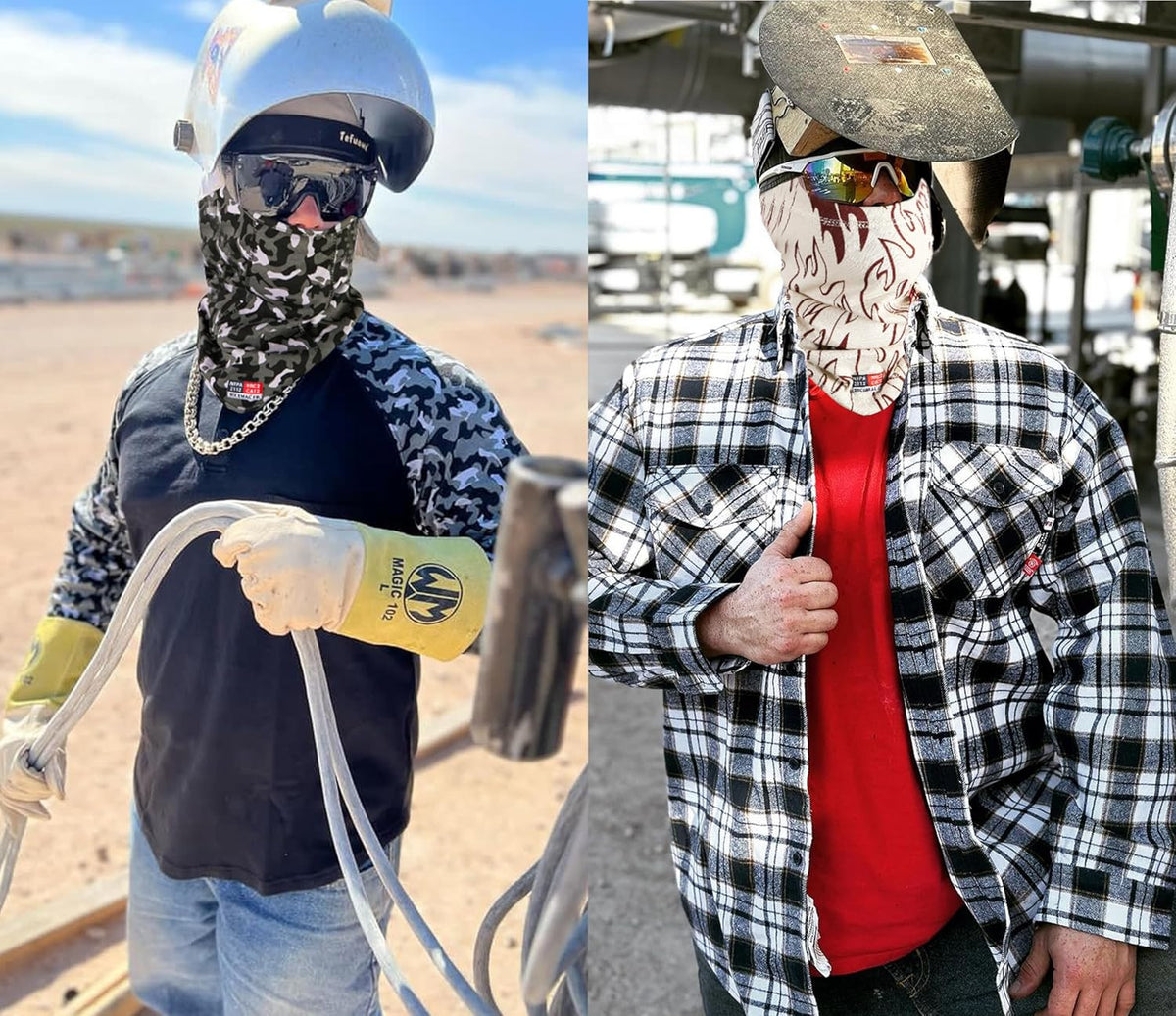 NFPA 2112 Rated Flame Resistant Balaclava Hood Face Mask - Head Protection