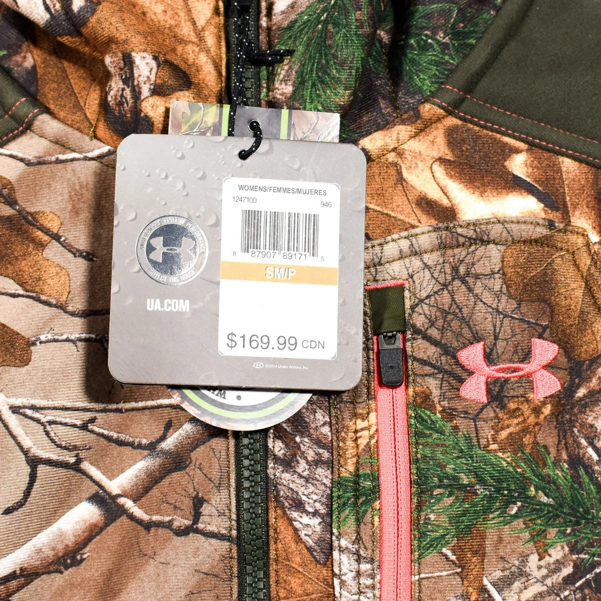 Women's ColdGear Water Resistant Hunting Coat - Small Camouflage Jacket