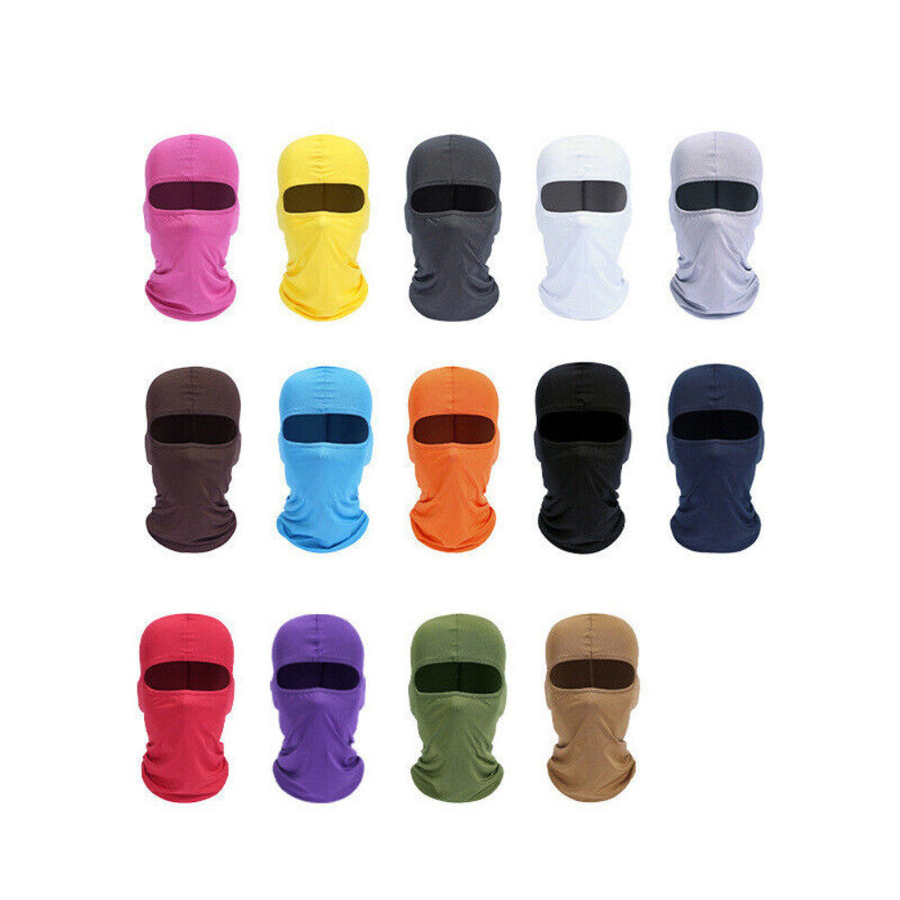 Unisex Full Face Ski Mask Balaclava UV Protection Windproof Breathable