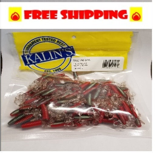 Kalin's Triple Threat Crappie Scrub Bait - Tennessee Shad 100 Pack