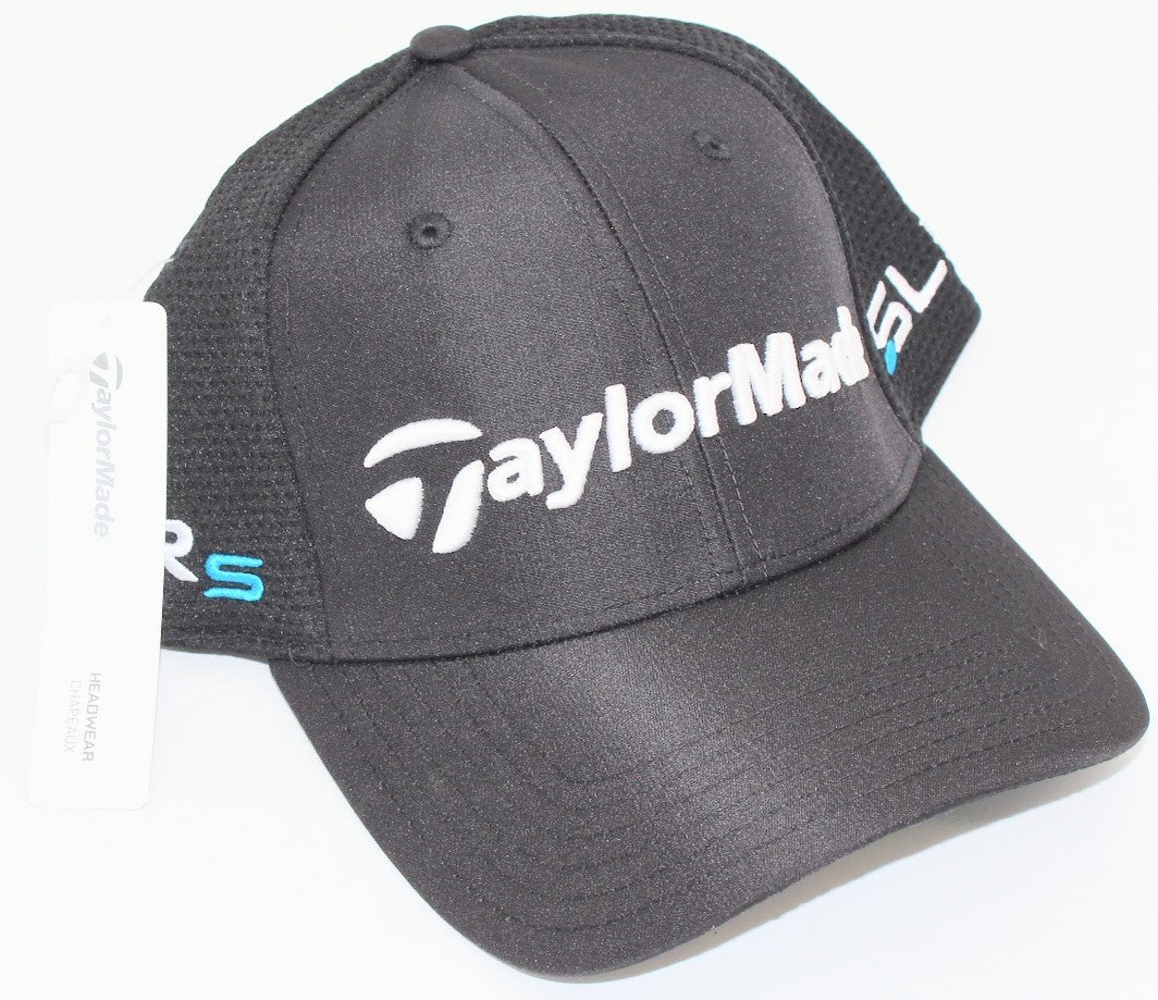 Fitted Golf Hat for Men Women Black Small Medium - Sun Protection Cap