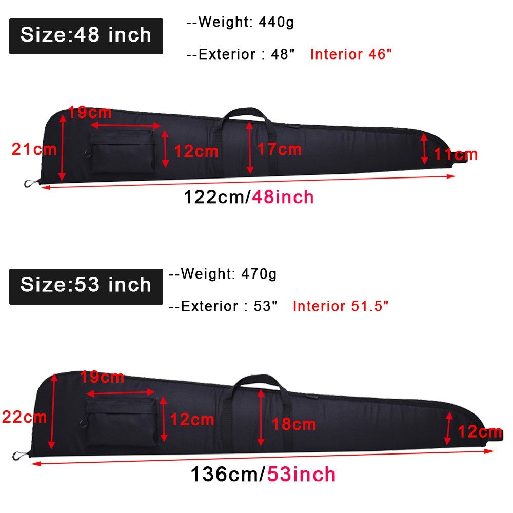 Non-Scoped Rifle & Shotgun Case for Hunting and Tactical Use, Long Gun Bag