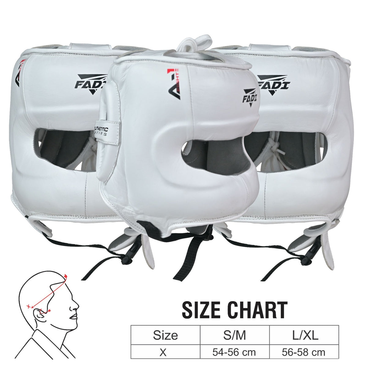 Leather Boxing Headgear for MMA Muay Thai & Sparring Protection