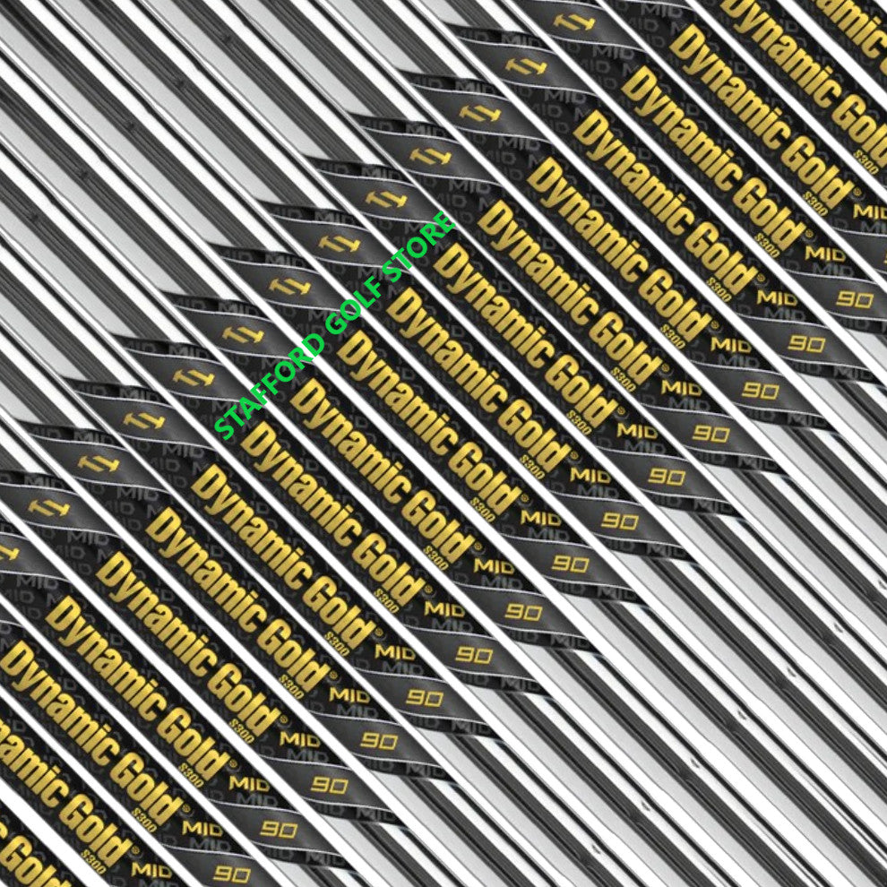Steel Iron Shaft Set for Golf Clubs - Dynamic Gold 90 Mid .370