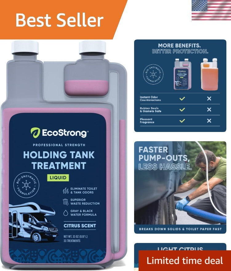 RV Black Tank Cleaner with Odor Eliminator and Waste Digester