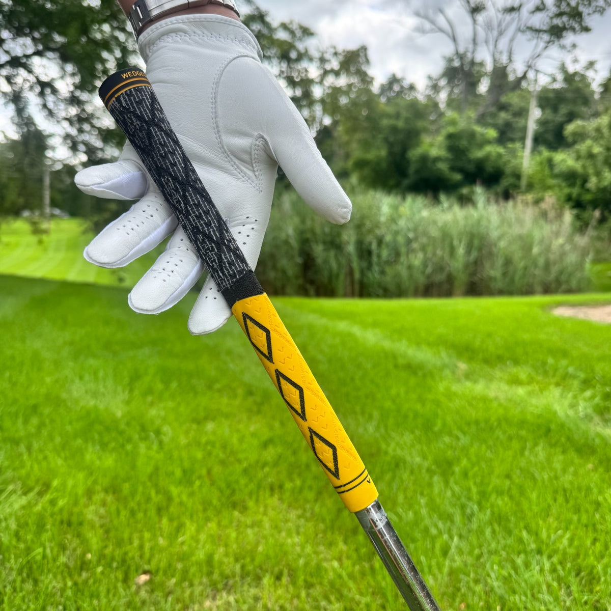 Golf Club Grip - Hybrid Cord and Rubber Traction for All Weather Control