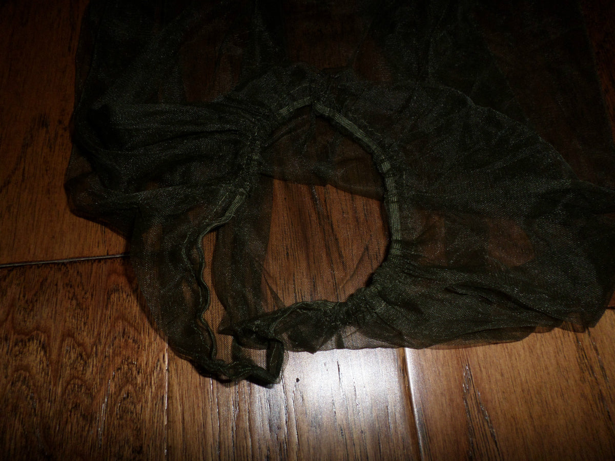 Military Vietnam Issue Jungle Hat Mosquito Net - OD Green, Fits Helmets & Boonie Hats