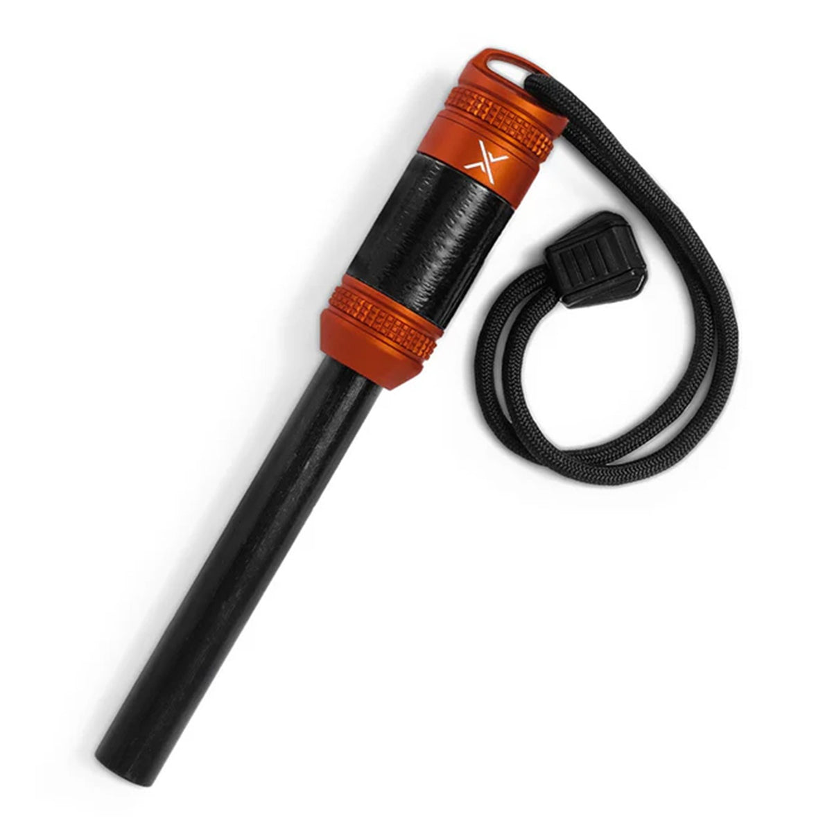 Ferrocerium Firestarter with Waterproof Tinder Capsule - Camping & Survival Gear
