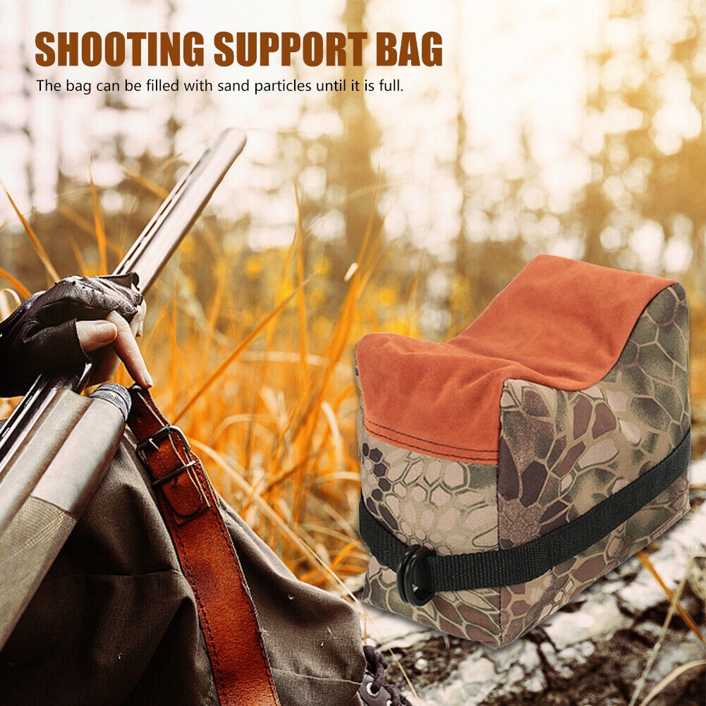 Shooting Range Sand Bag Set for Rifle and Gun Bench Rest - Hunting Accessory