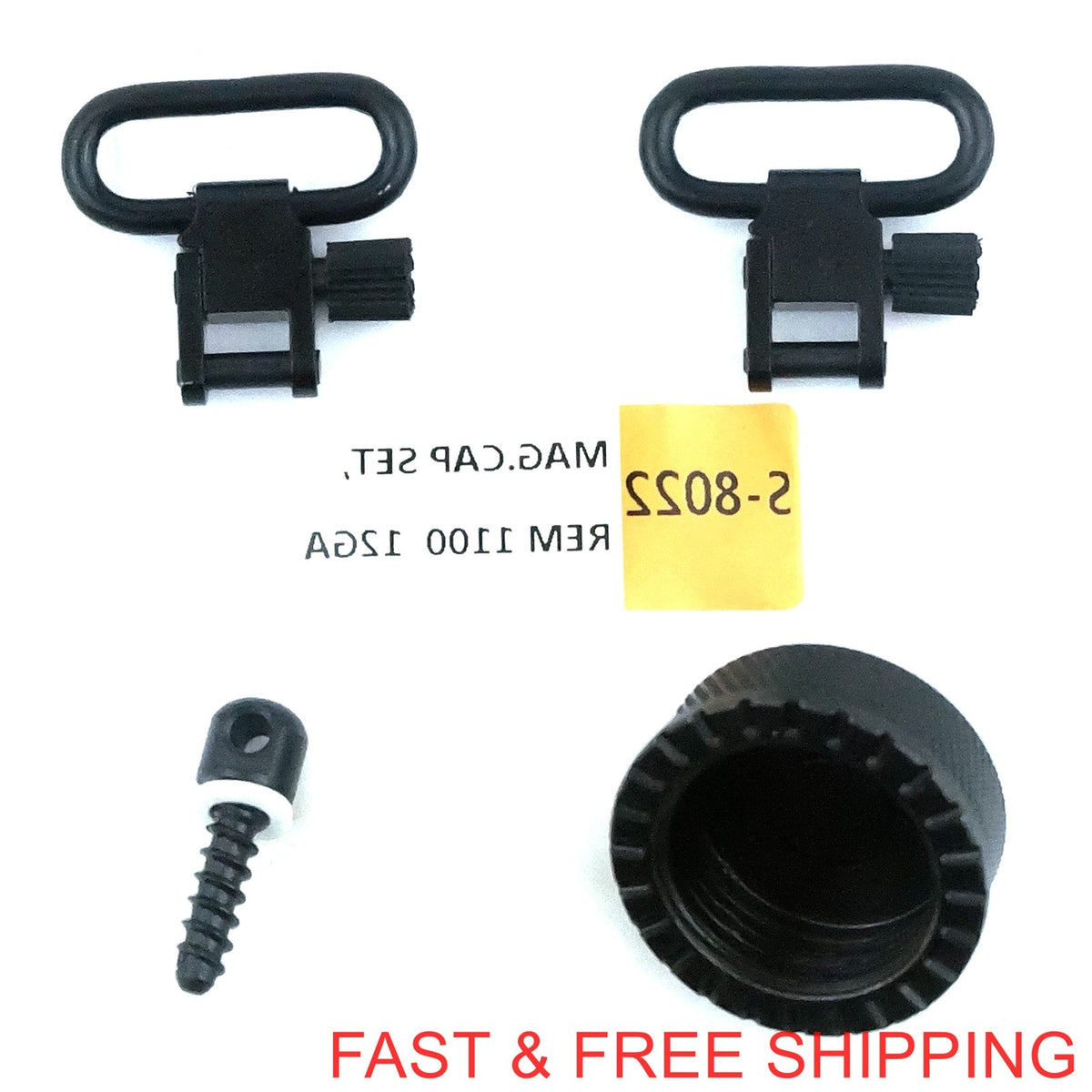 Remington 1100 Shotgun Sling Mount Kit with Magazine Cap & Swivels 12 Gauge