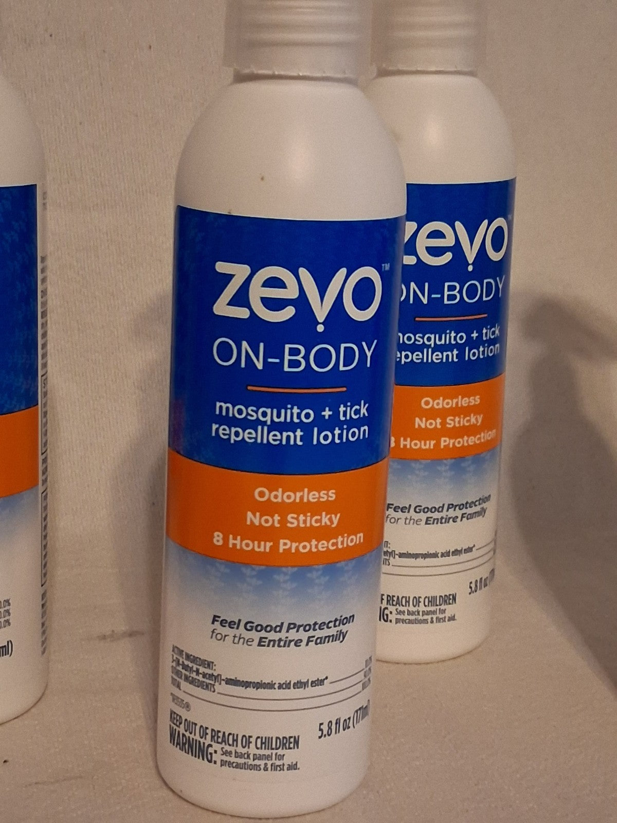 8-Hour Mosquito and Tick Repellent Lotion - Odorless, Non-Sticky, Outdoor Use