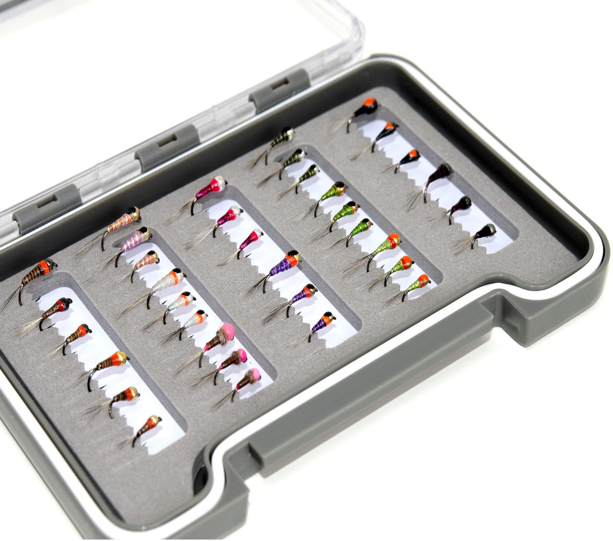 Fly Fishing Flies Assortment with Tungsten Beads for Trout & Grayling
