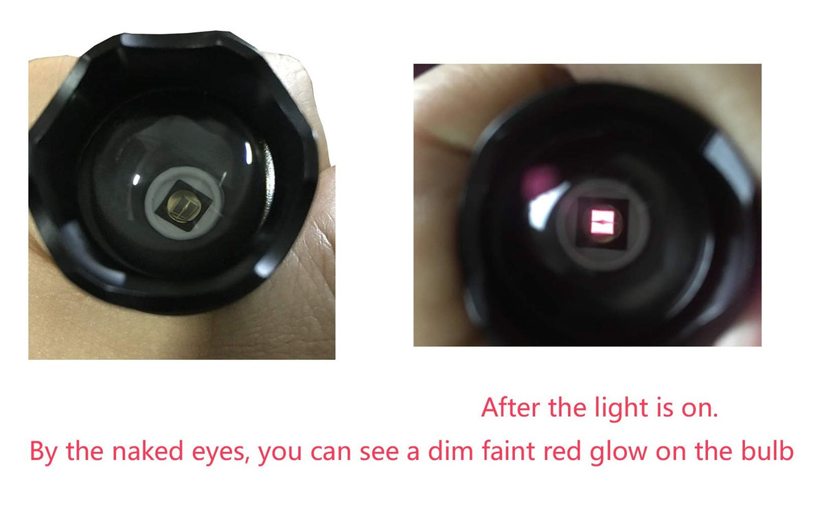 940nm Infrared IR Flashlight for Night Vision Hunting & Camera Use