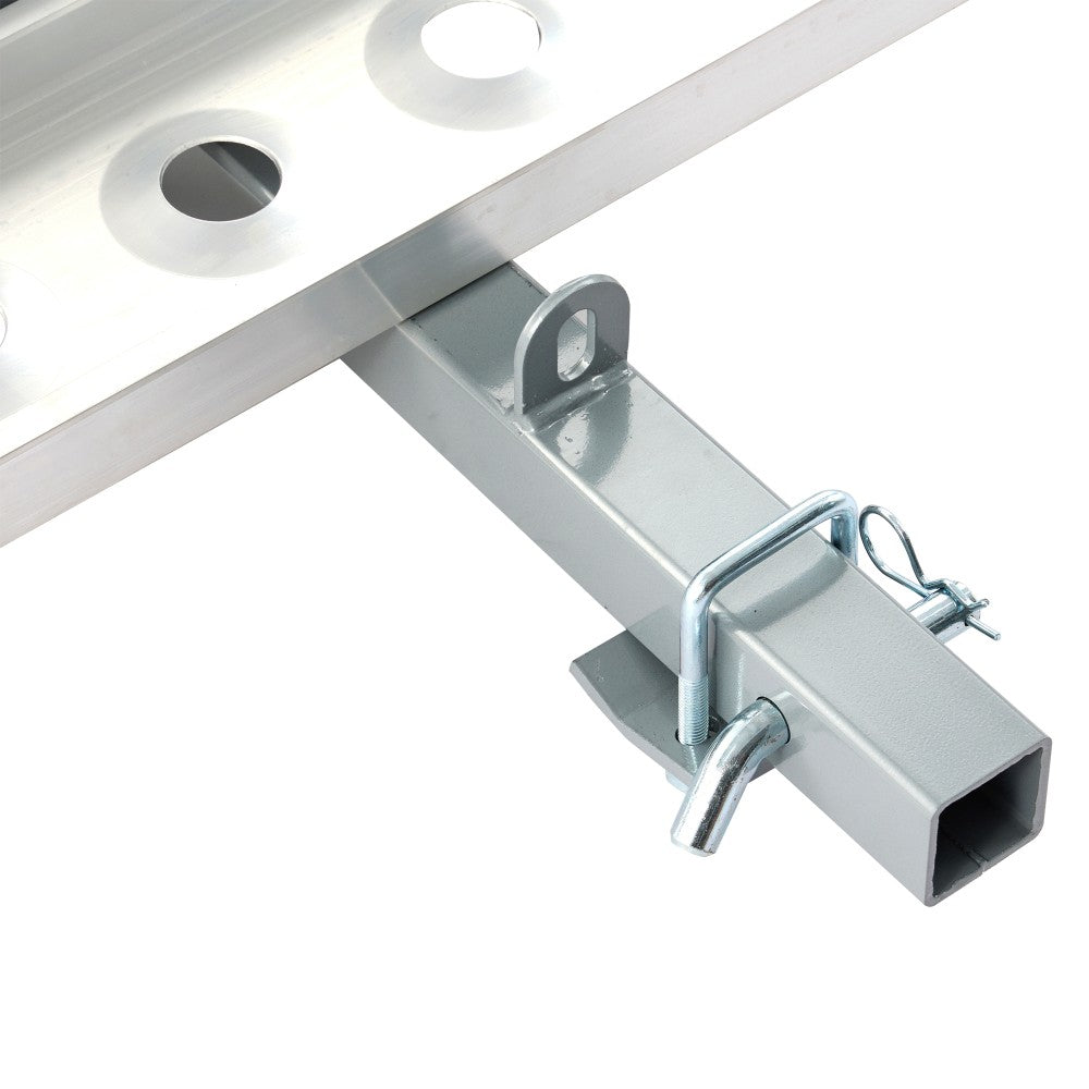 Aluminum Motorcycle Hitch Mount Carrier with Ramp 400lb Load Capacity