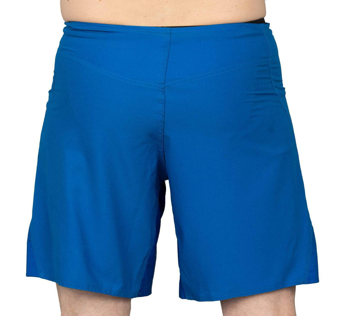 Grappling Fight Board Shorts for MMA & BJJ - Blue, No Gi Competition Gear