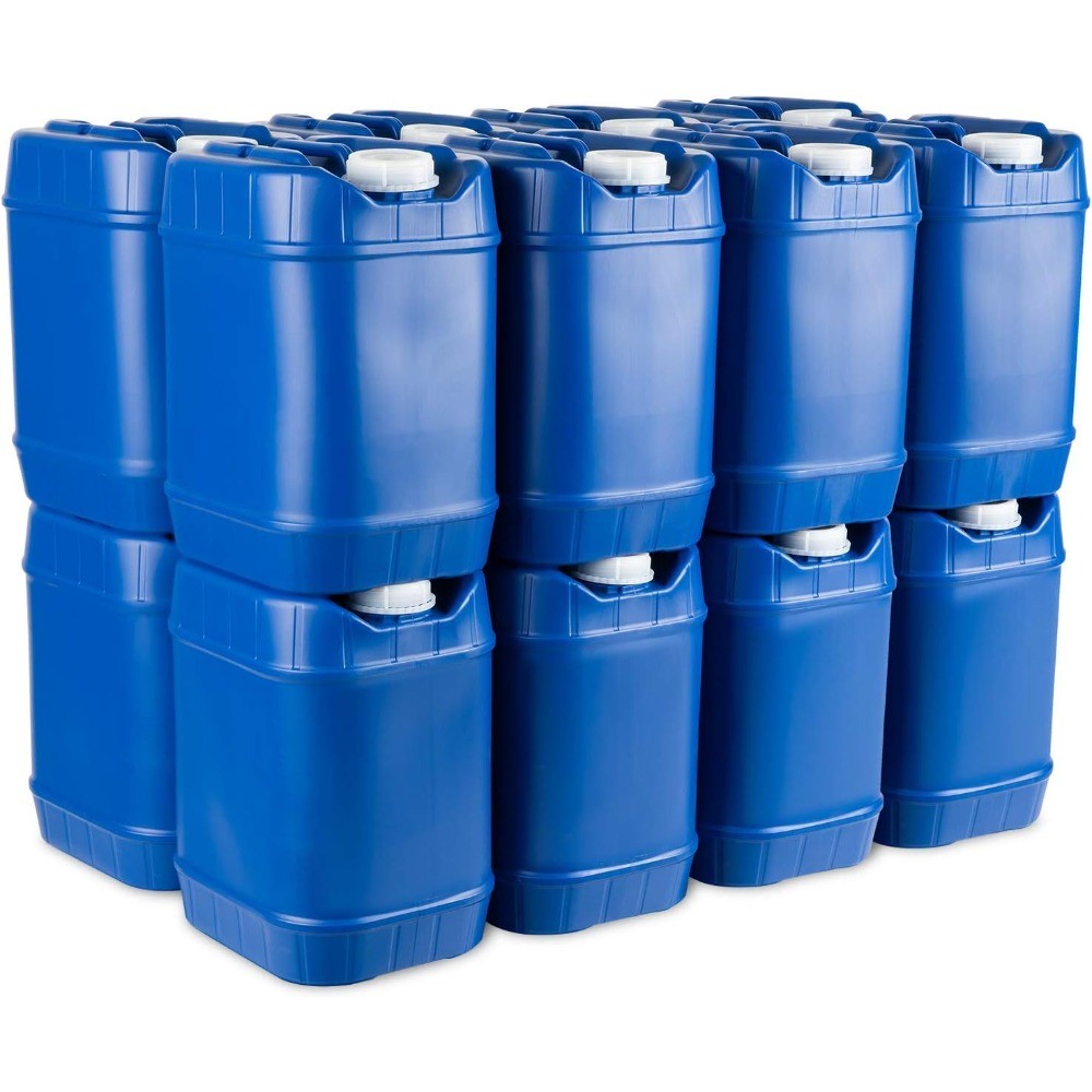 20-Gallon Stackable Water Storage Container Kit for Emergency and Camping