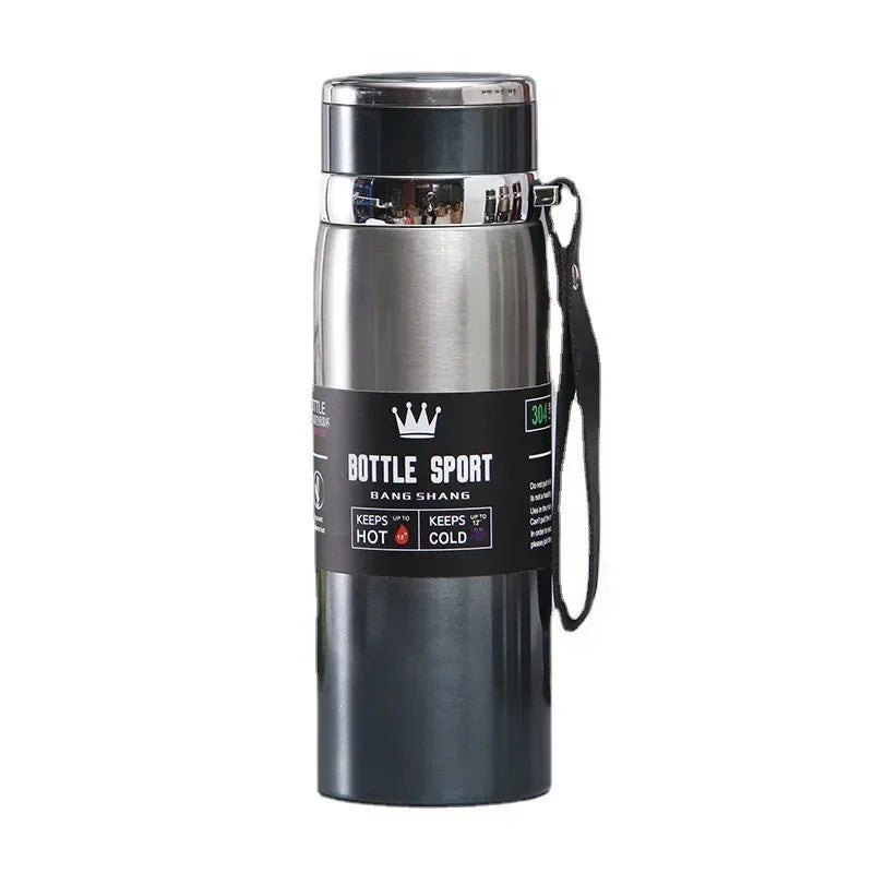 40 oz Insulated Stainless Steel Water Bottle - Wide Mouth Thermos Flask