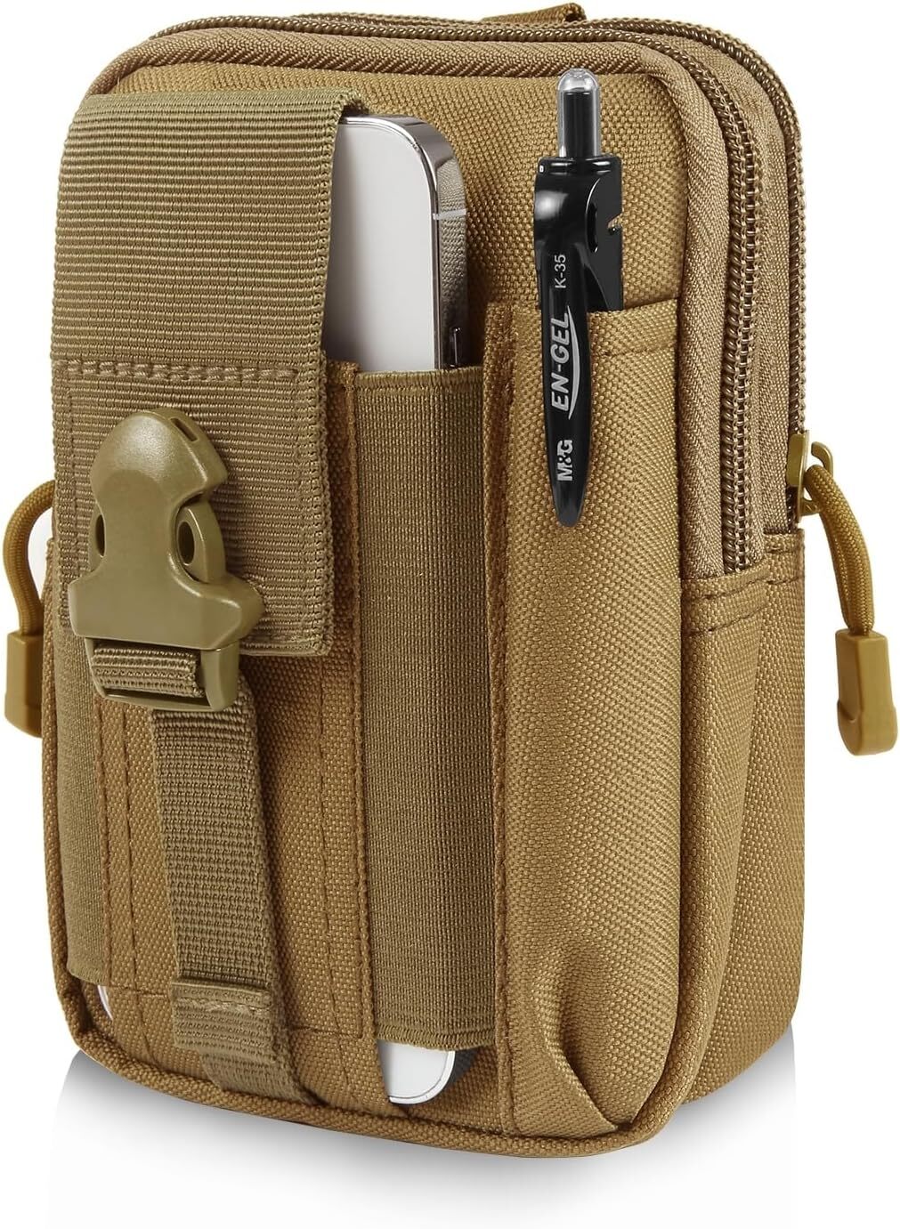 Tactical Molle Waist Pouch Utility Belt Bag Phone Holster for Outdoor & Work