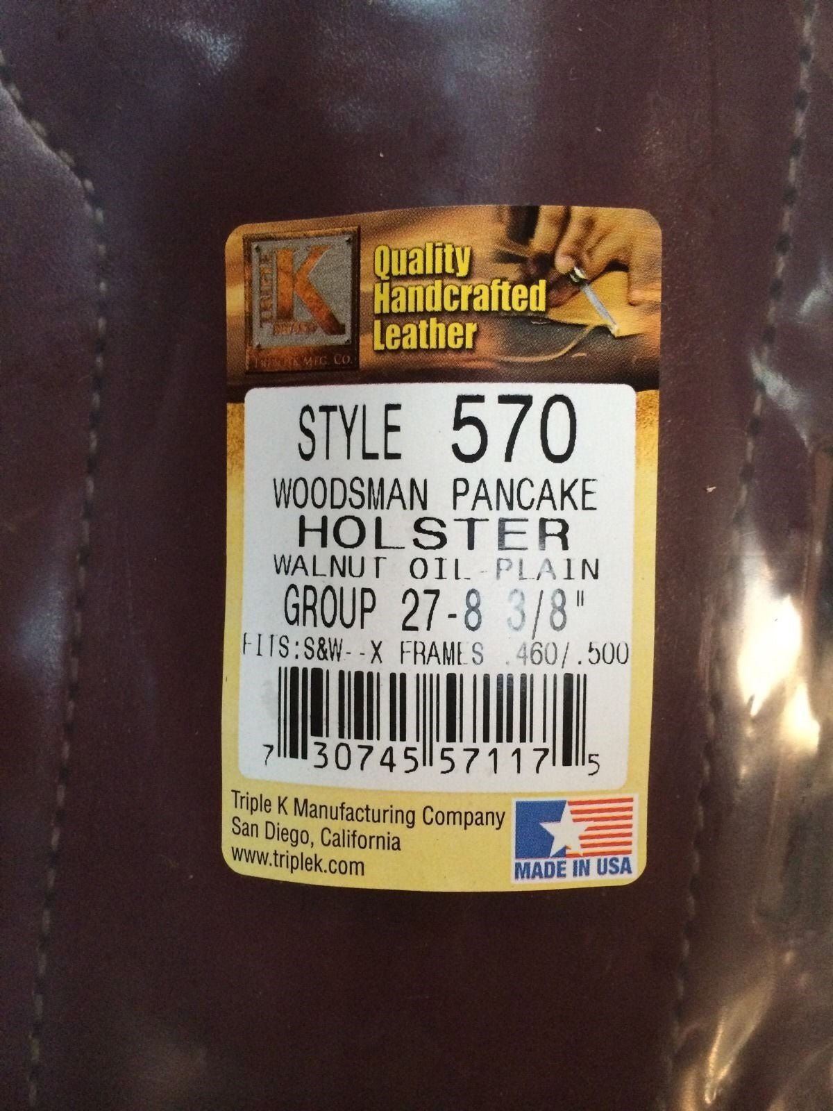 Leather Holster for Smith & Wesson X Frame 460 & 500 with Up to 8 3/8" Barrel
