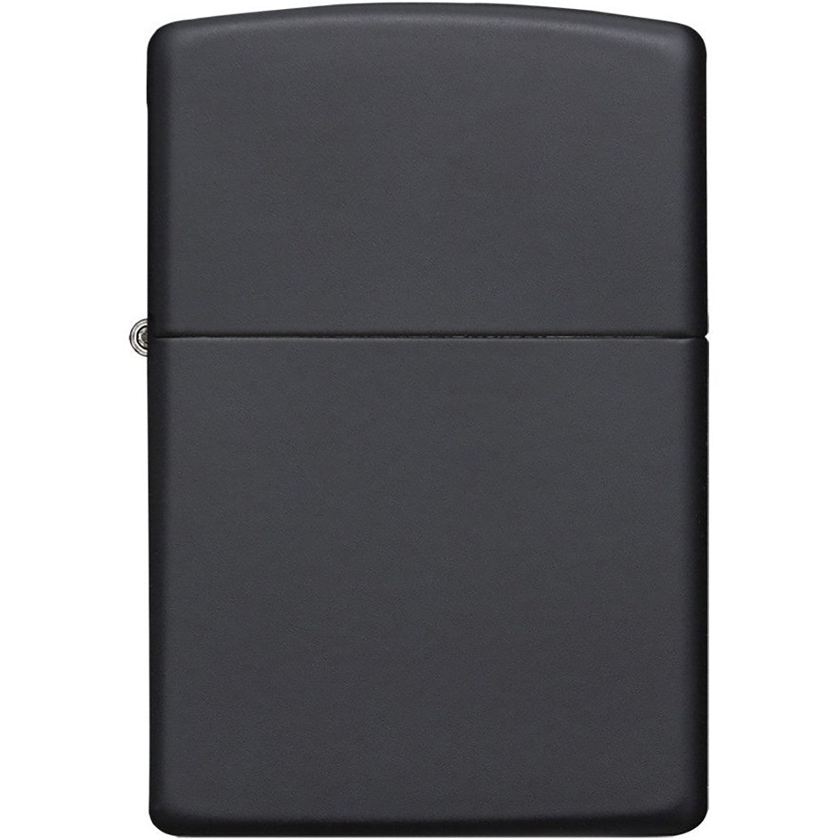 Zippo Matte Pocket Lighter - Black Classic Flame