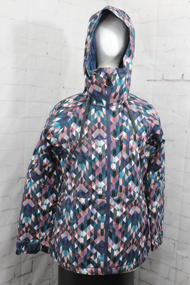 686 Athena Women's Insulated Snow Jacket Vintage Navy Kaleidoscope XS
