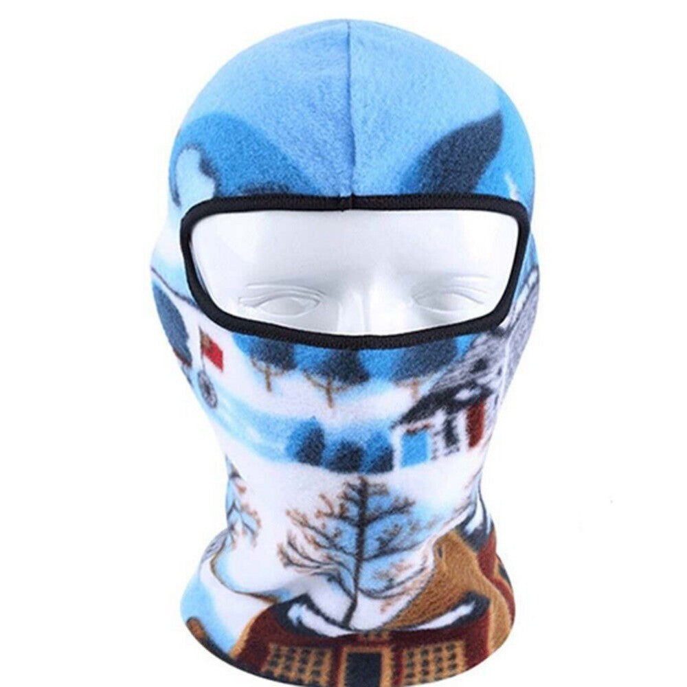 Winter Thermal Fleece Balaclava Neck Warmer Ski Mask - Windproof & Cold Protection