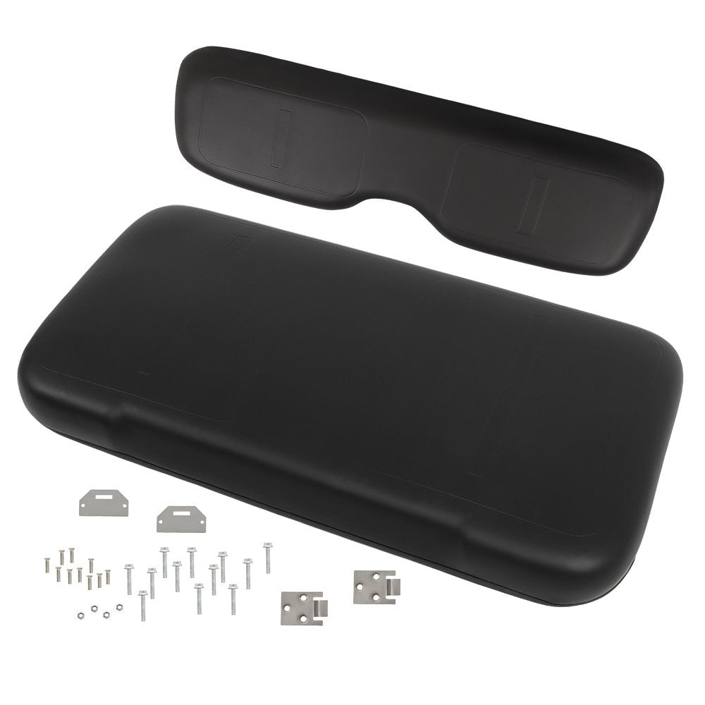 Golf Cart Seat Cushions for EZGO TXT Medalist 1993-2013 Front & Back Set with Hardware