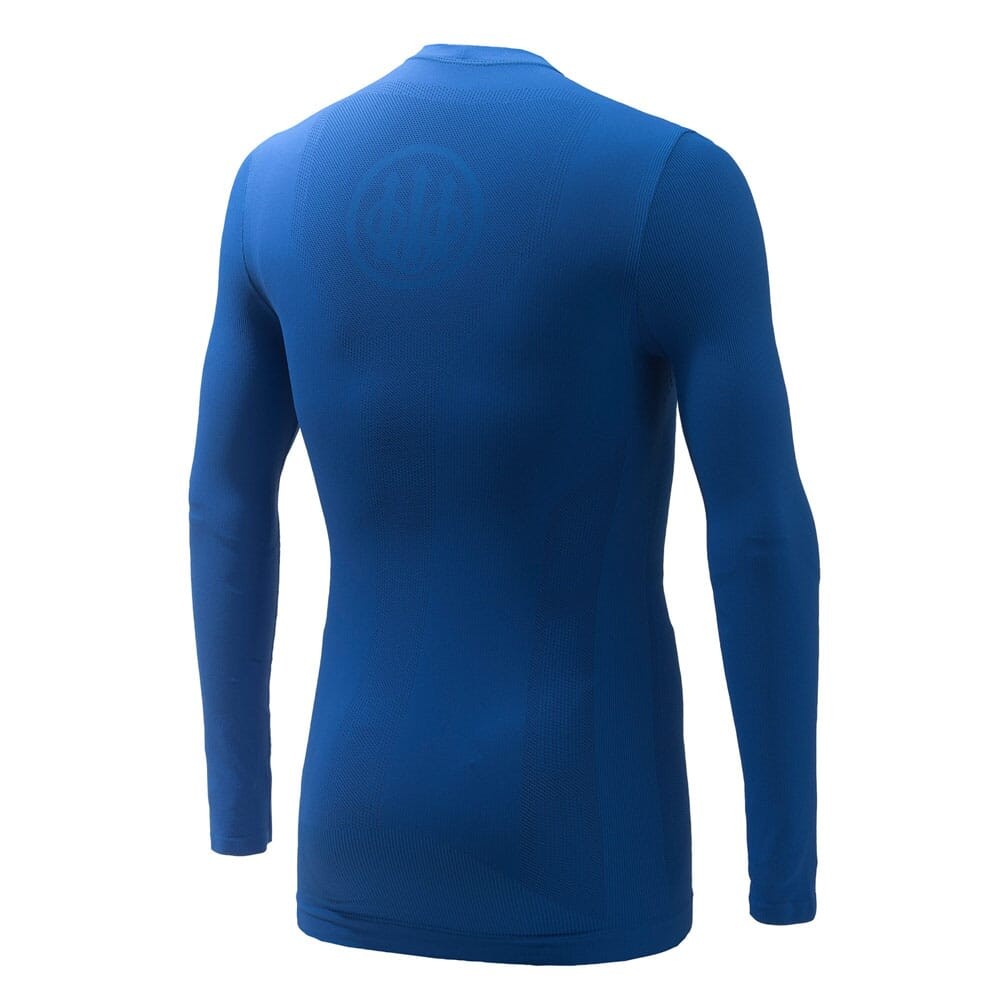 Beretta Defense Shirt LS Seamless Underwear Blue IM191T1958058R