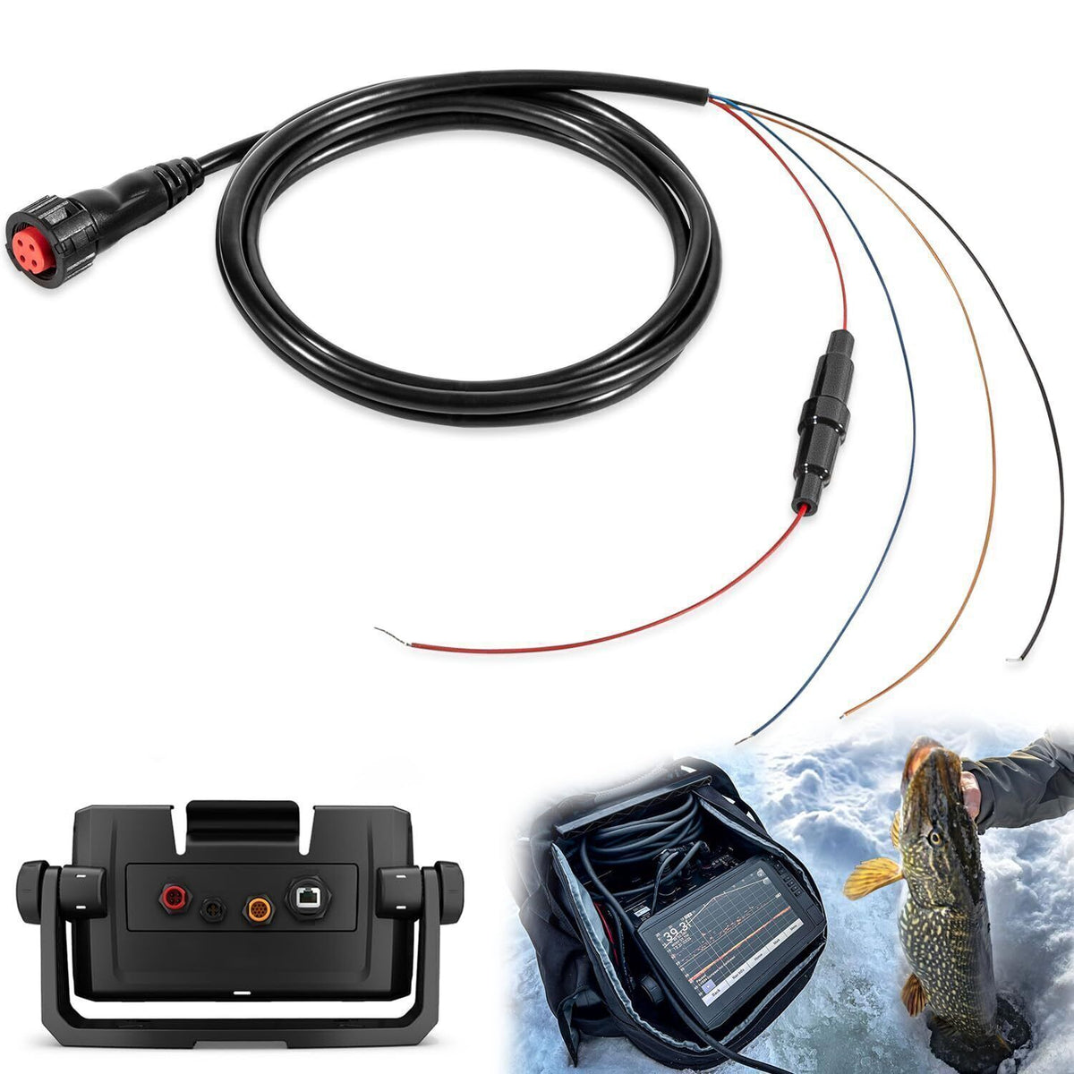 Power Data Cable for Garmin echoMAP GPSMAP Chirp Plus UHD