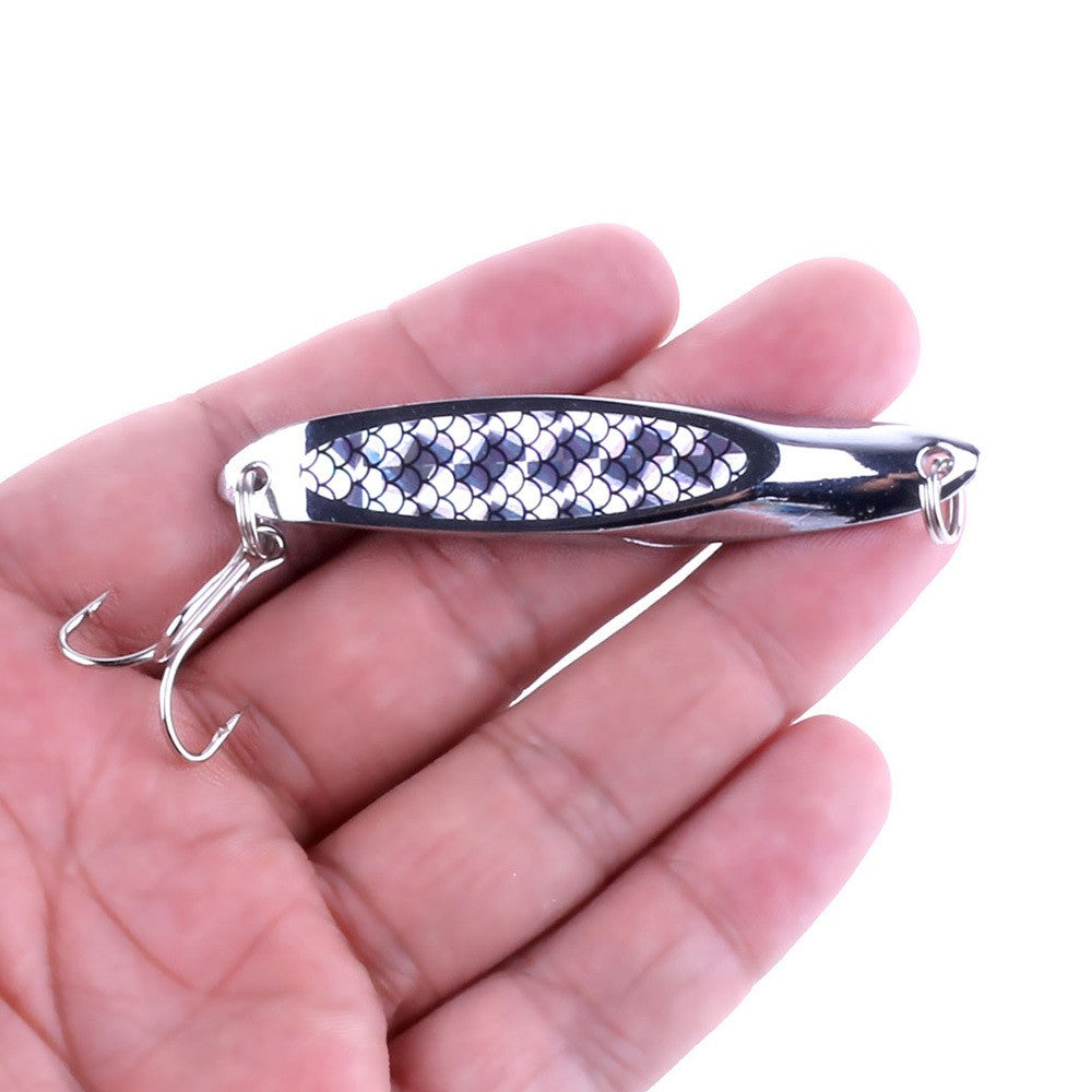 5pcs Metal Casting Fishing Spoons 21g Jigging Lure Tackle Set
