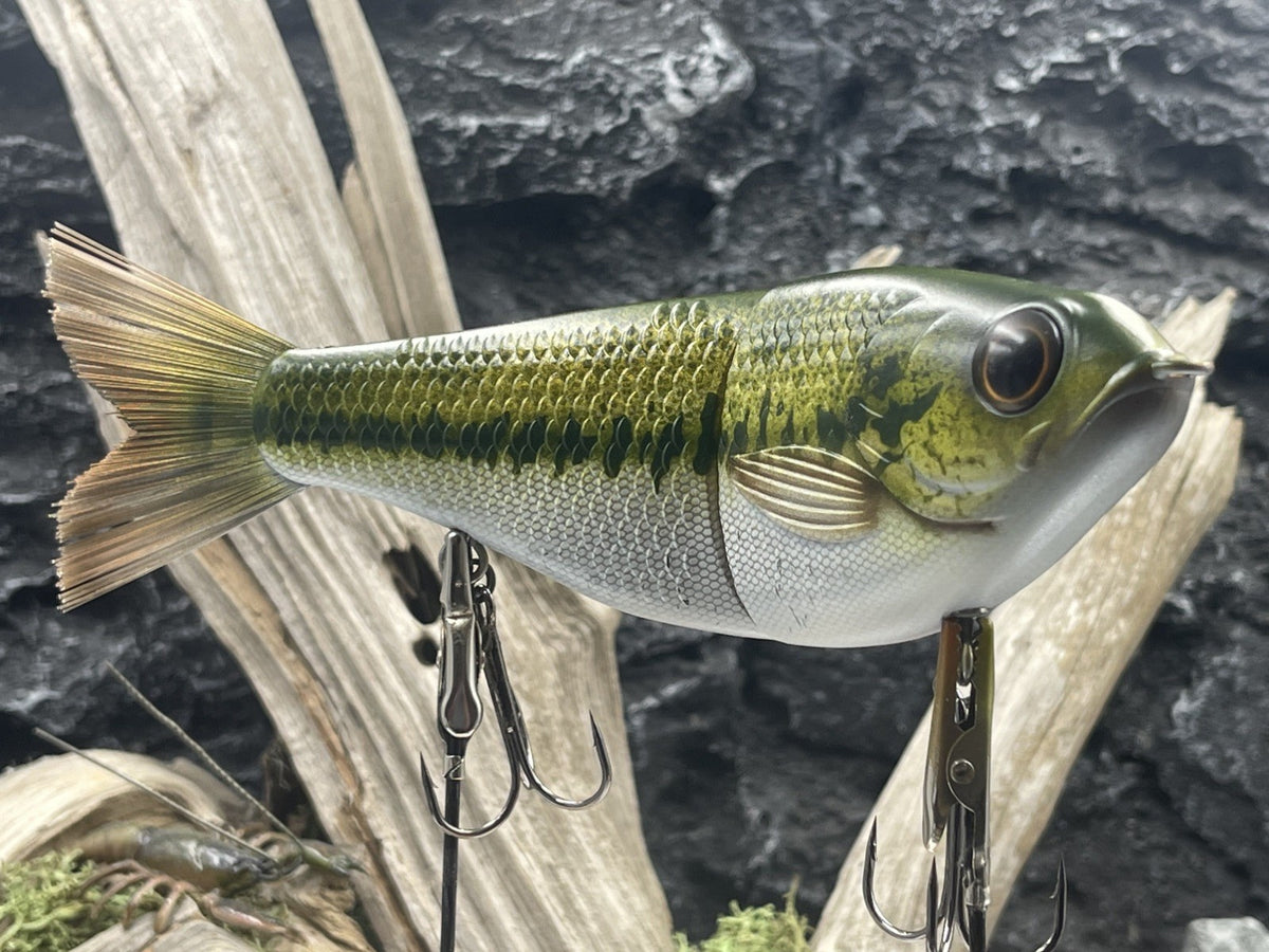 7-Inch Soft Plastic Fishing Bait Shad Lure - 2.4oz Glider Bait