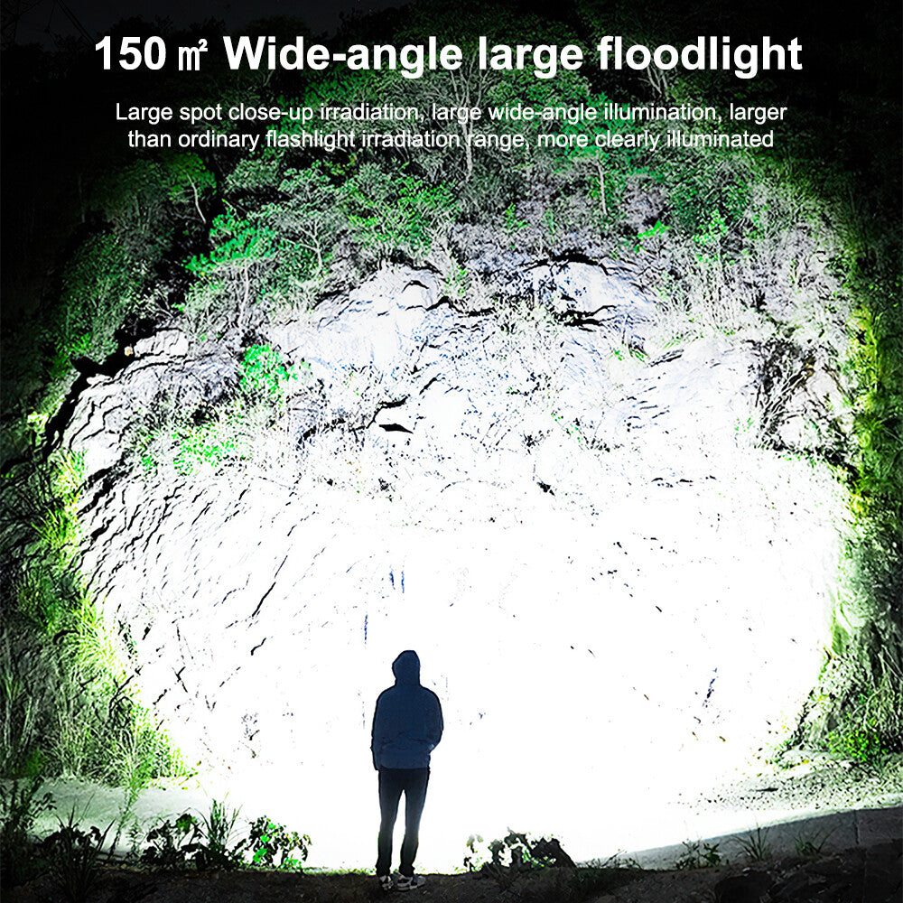 Super Bright Rechargeable LED Tactical Flashlight 990000000 Lumens Waterproof Zoomable Work Light
