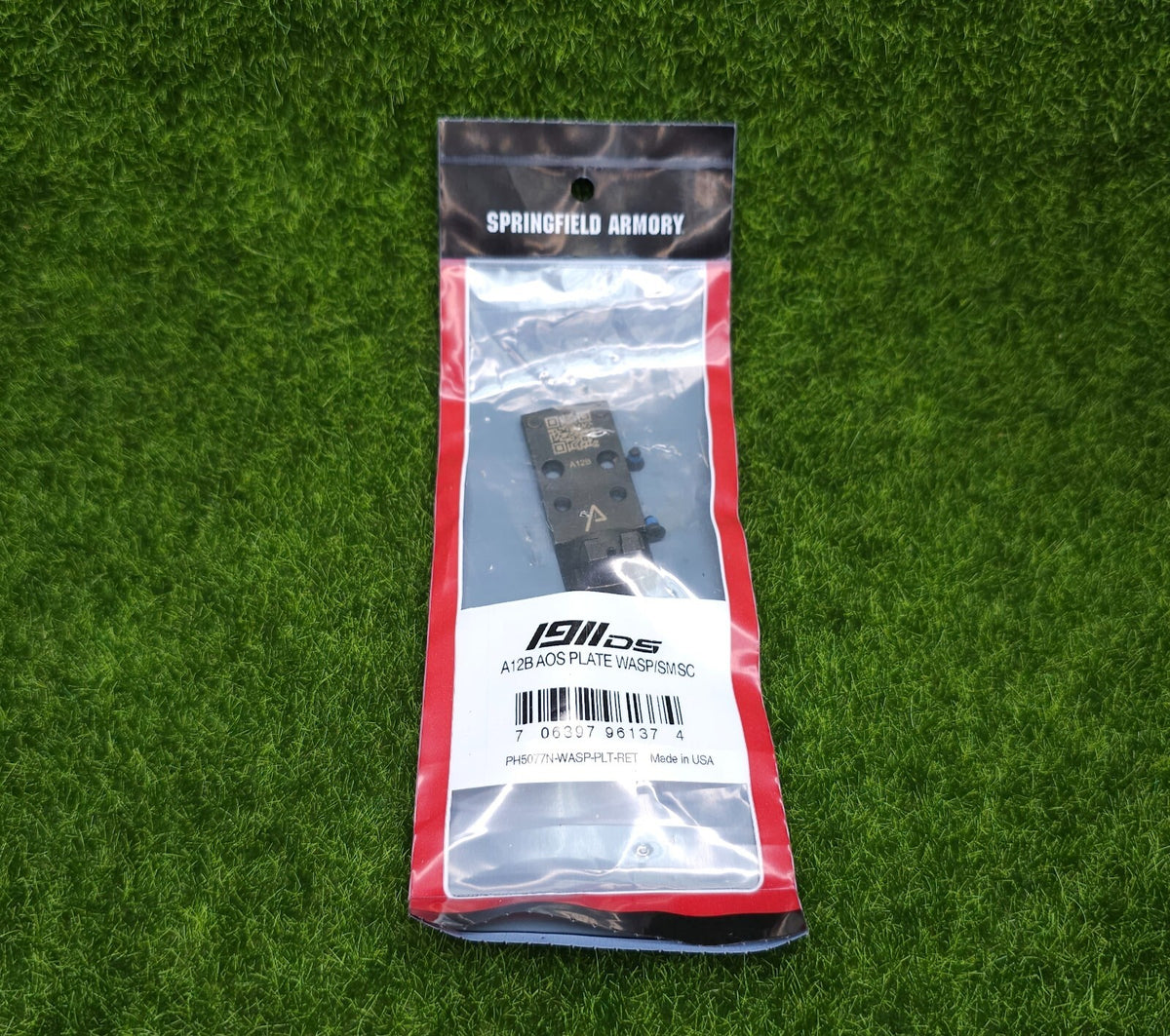 Optic Plate for 1911 DS Handgun with Agency AOS System - Holosun & Shield RMSc Compatible