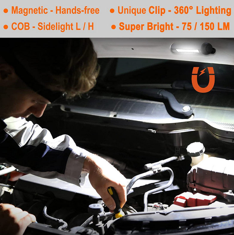 Rechargeable Magnetic LED Work Light IPX4 Waterproof Penlight