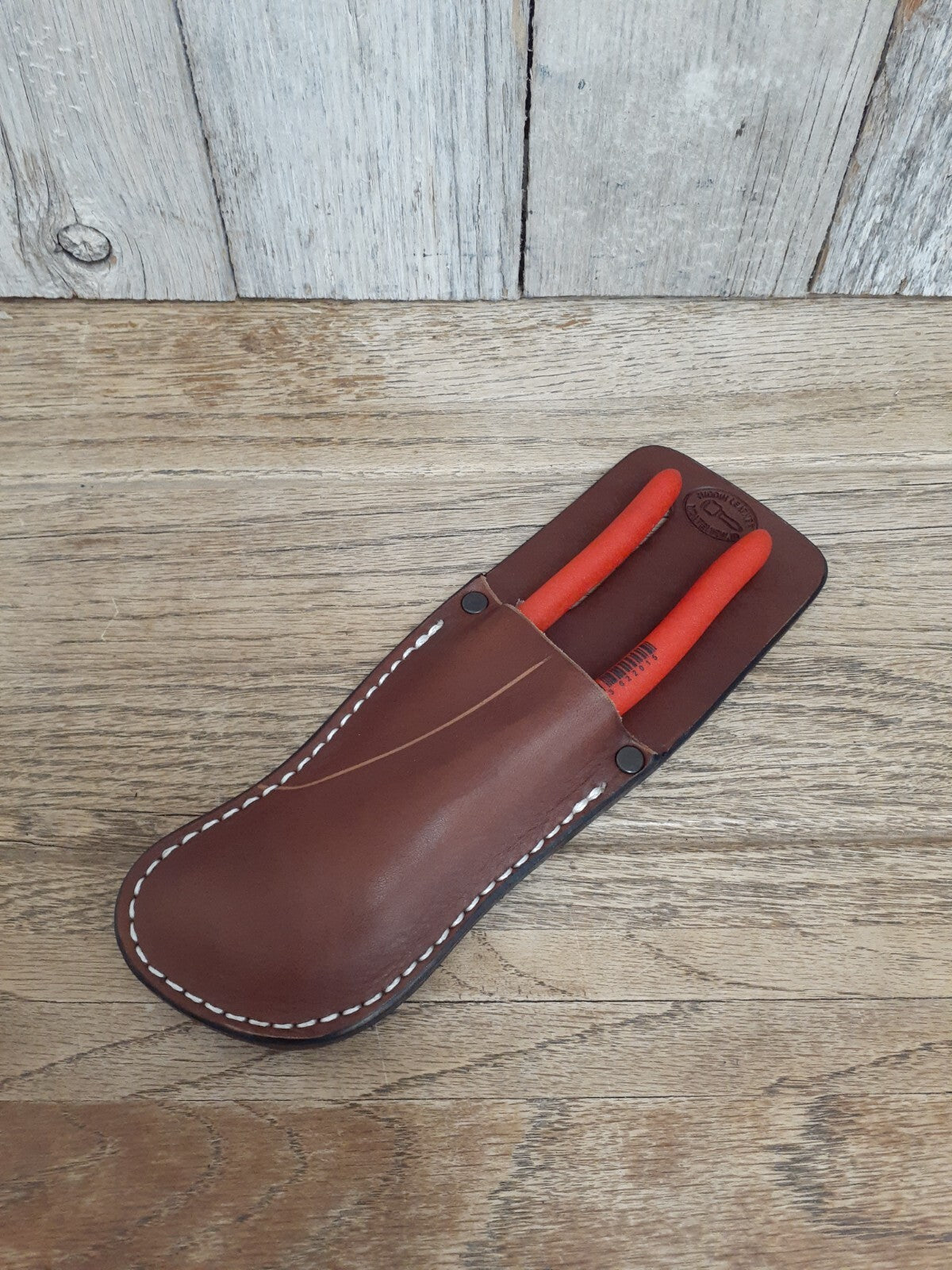Heavy Duty Leather Sheath for Knipex Cobra Pliers 7 1/4" - Cordovan Holster